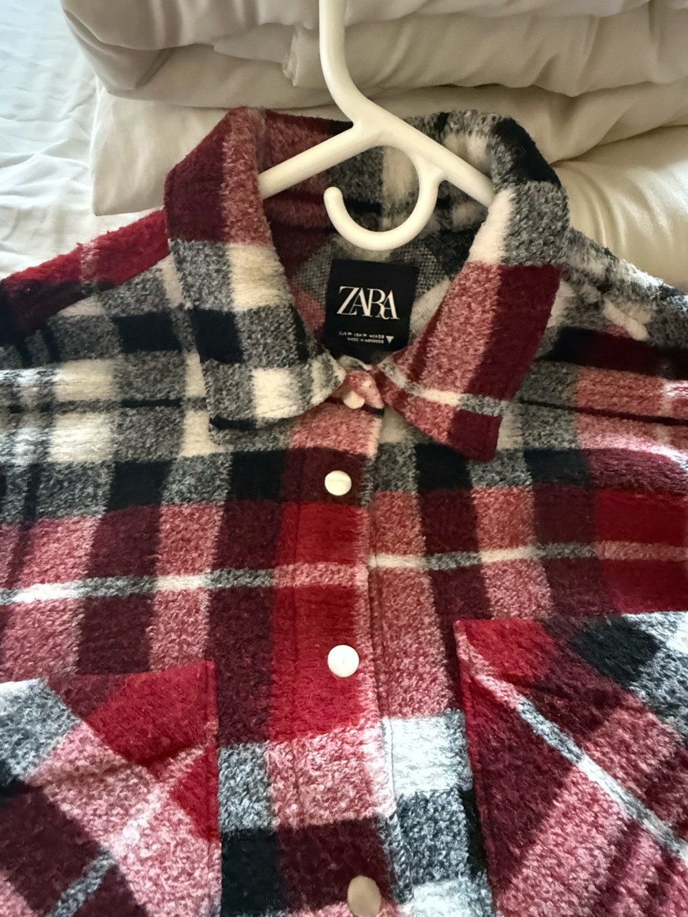 ZARA -Plaid Jacket